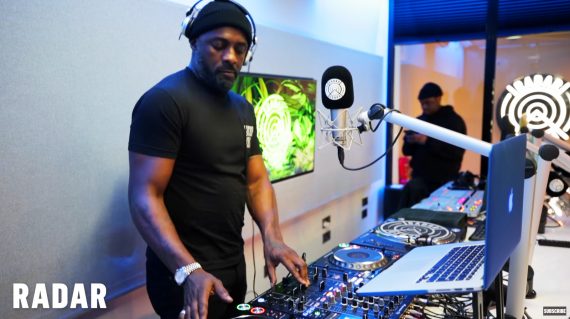 Idris Elba DJing