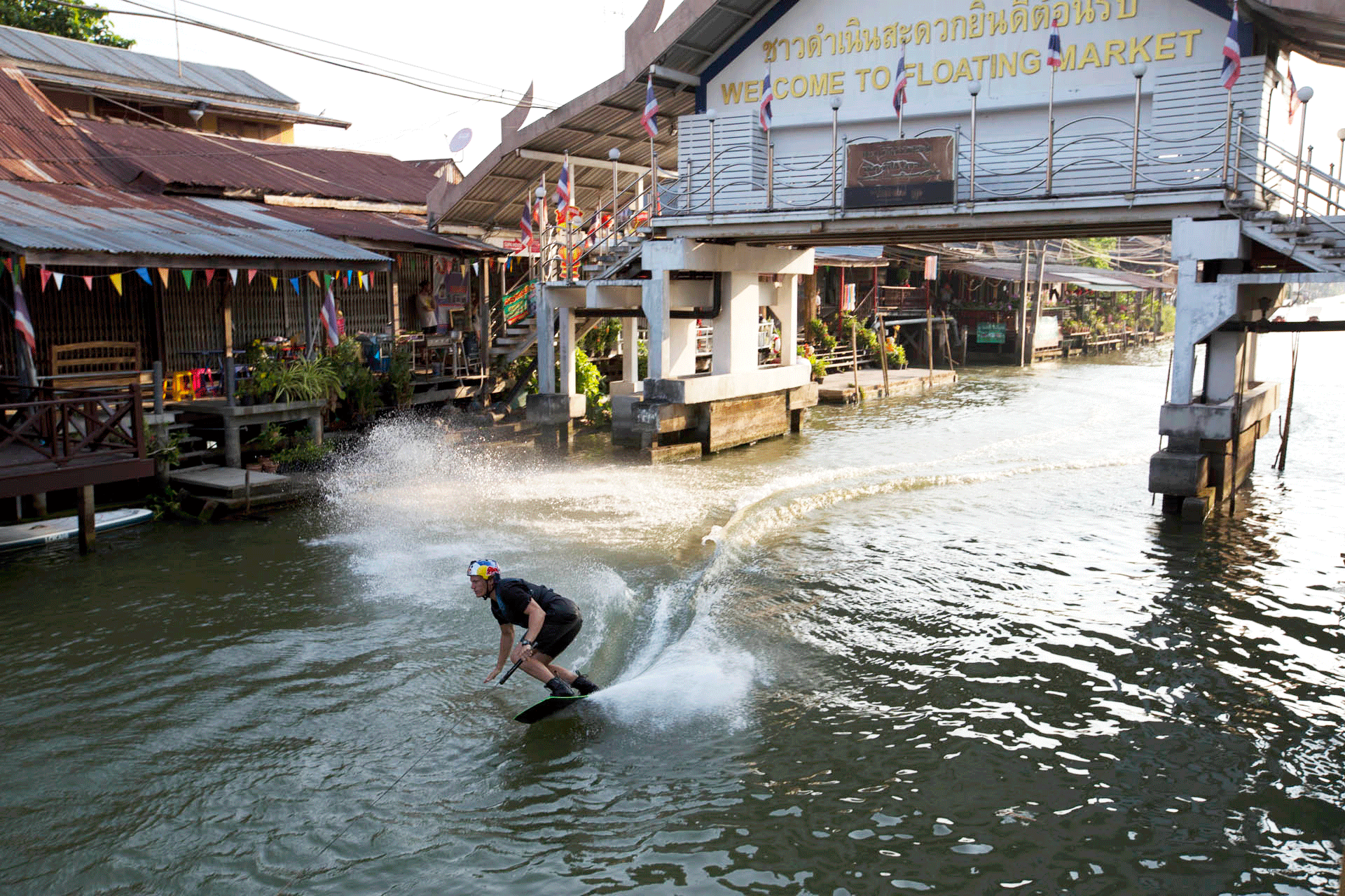 Wakeboarder Dominik Guehrs Bangkok
