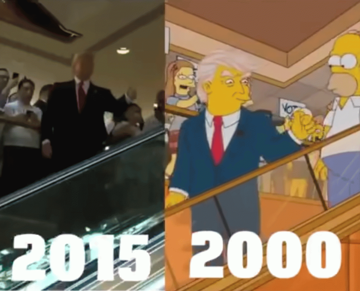Simpsons Vorhersagen Trump