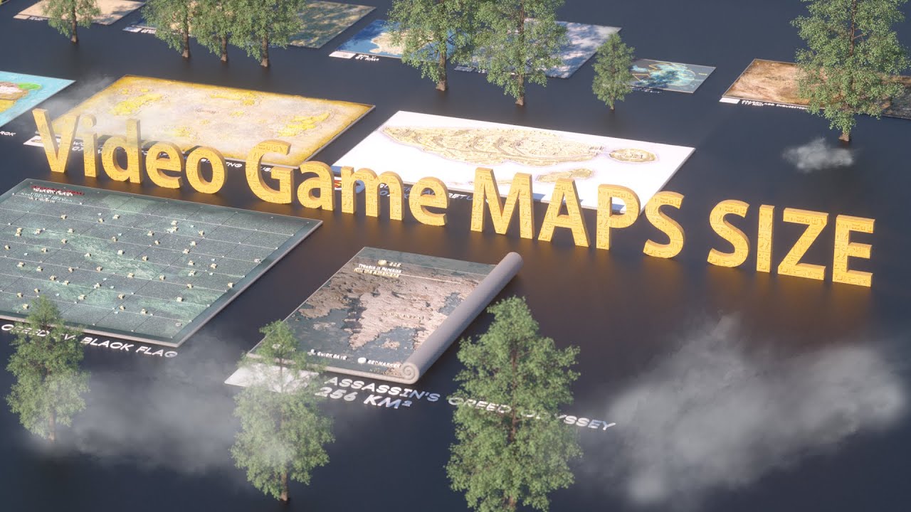 gaming map sizes